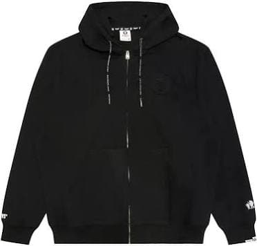 A Bathing Ape Logo-embossed Zip-Up Hoodie