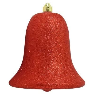 Christmas by Krebs 7" 180mm Commercial Grade Indoor Outdoor Shatterproof Plastic Water Resistant Bell