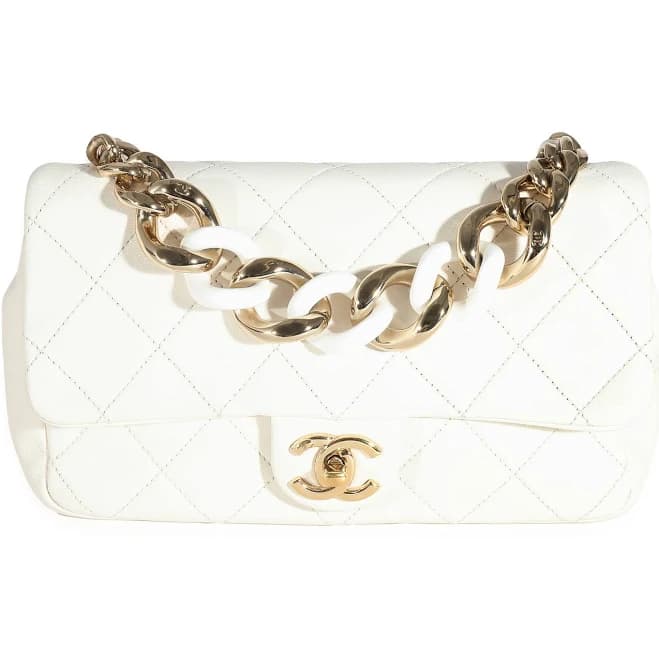 CHANEL Women's Classic Flap Lambskin Shoulder Bag