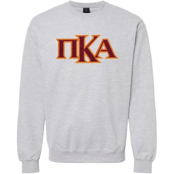 Crewneck with Sewn On Letters