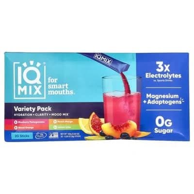 IQBAR IQMIX Variety Pack Hydration + Clarity + Mood Mix