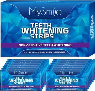 MySmile Teeth Whitening Strips, Dry Type, 6%HP