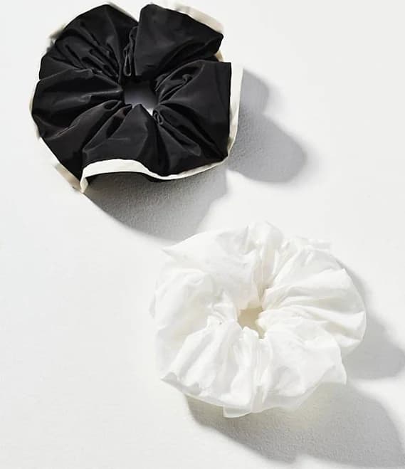 Anthropologie Nylon Scrunchies (Set of 2)