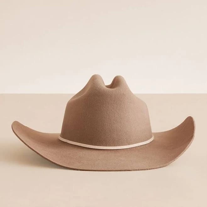 Sterling & Stitch Women's Wool Felt Cowboy Hat with Buckle