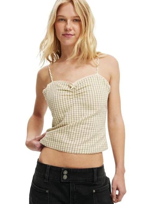 Cotton On Women's Bow Cotton Cami