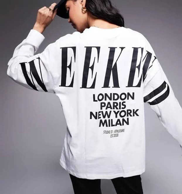 Weekend Collective Icon Oversized Long Sleeve T-Shirt