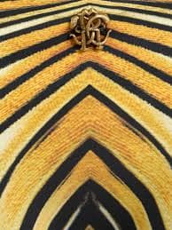 ROBERTO CAVALLI Ray Of Gold Nylon Blend Bikini Bottoms Roberto Cavalli