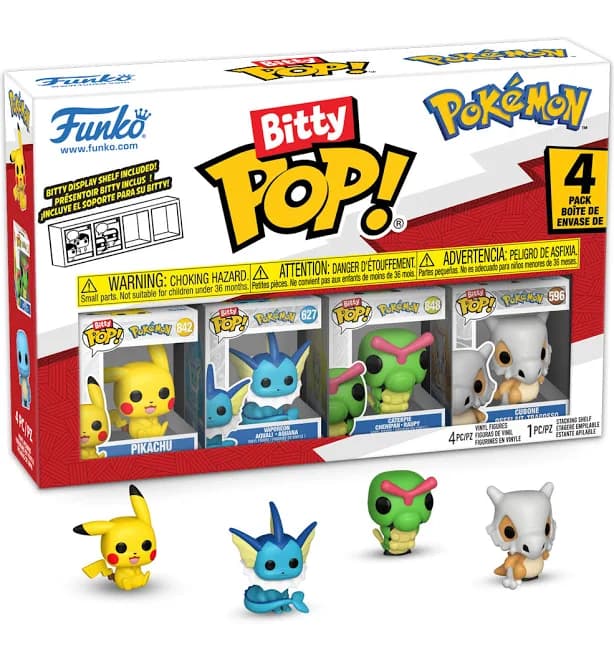 Funko Bitty POP! Pokemon Pikachu 4-Pack