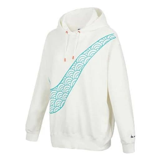 Nike (WMNS) CNY New Year's Edition Hoodie Fleece Loose Knit Sports White