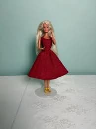 Mattel 1993 Barbie Doll Platinum Blonde Hair Blue Eyes Articulated Knees