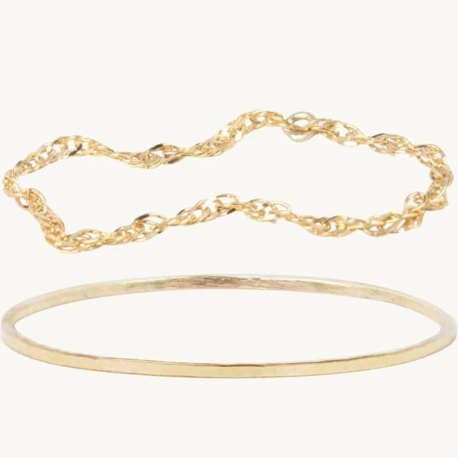 Catbird 14K Yellow Gold Stack Starter Set
