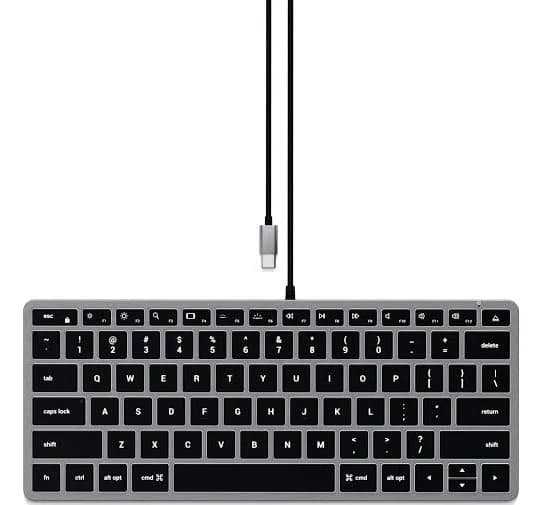 Satechi Slim W1 USB-C Wired Backlit Keyboard