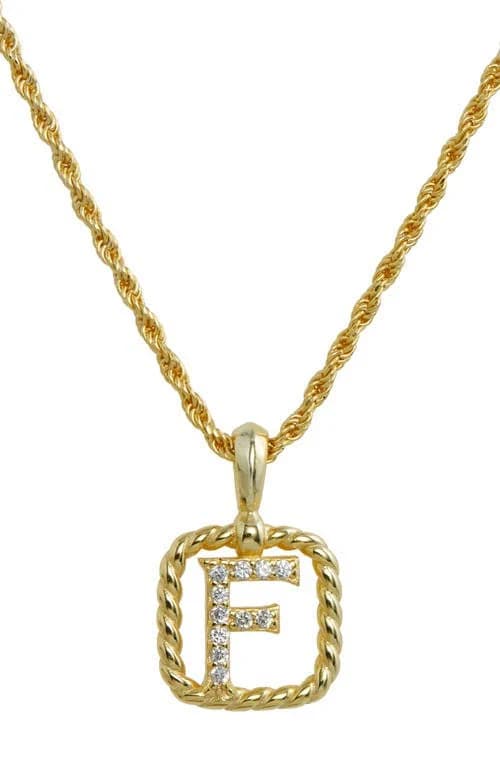 Savvy Cie Women's Initial Pendant Necklace