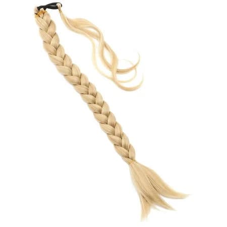 Upouart Braided Ponytail Extension Yellow High Temp Silk For Women, Adult Unisex, Size: 80.00