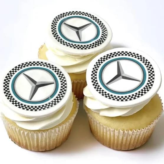 Custom Logo Photo Cupcakes | Upload Your Artwork