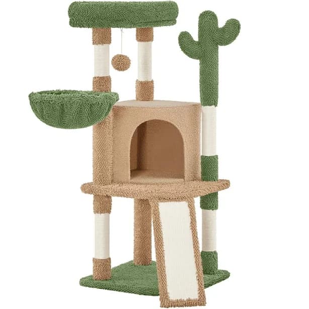 Renwick 42" Height Cactus Cat Tree with Scratching Posts and Platform