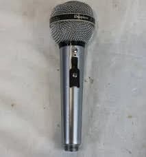 Silver Dynamic Shure Unisphere PE585 - 60s Vocal Microphone