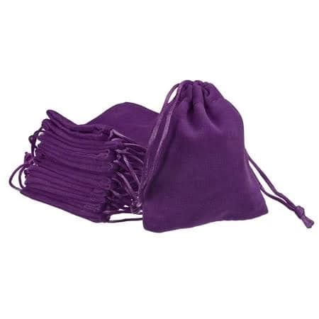 Uxcell Velvet Drawstring Bags