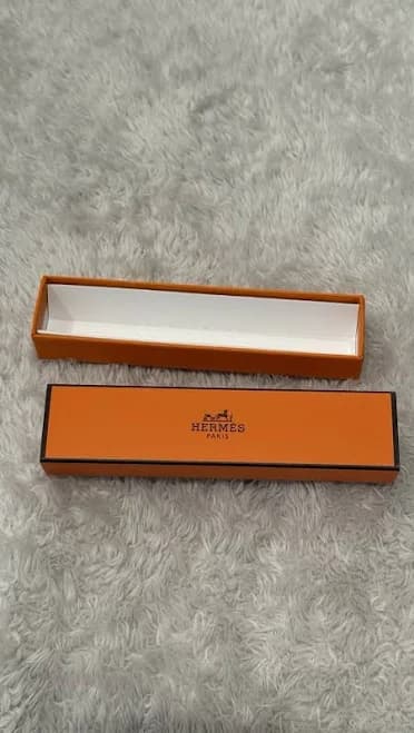 Authentic Hermes Paris Classic Orange Gift Box