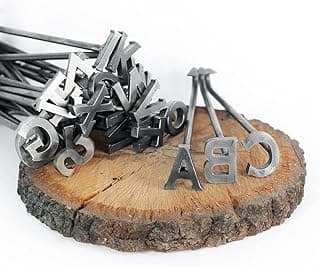 2" Wood Branding Iron for Personalized Crafts, Custom Woodworking, and Grilling - A-Z Alphabet - 26 Letters - Too Big for HAT Brands The Heritage Forge