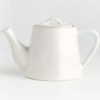 Marin White Teapot by Crate & Barrel