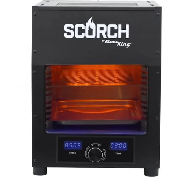 Flame King Electric Rapid Scorch Grill Cooker Oven