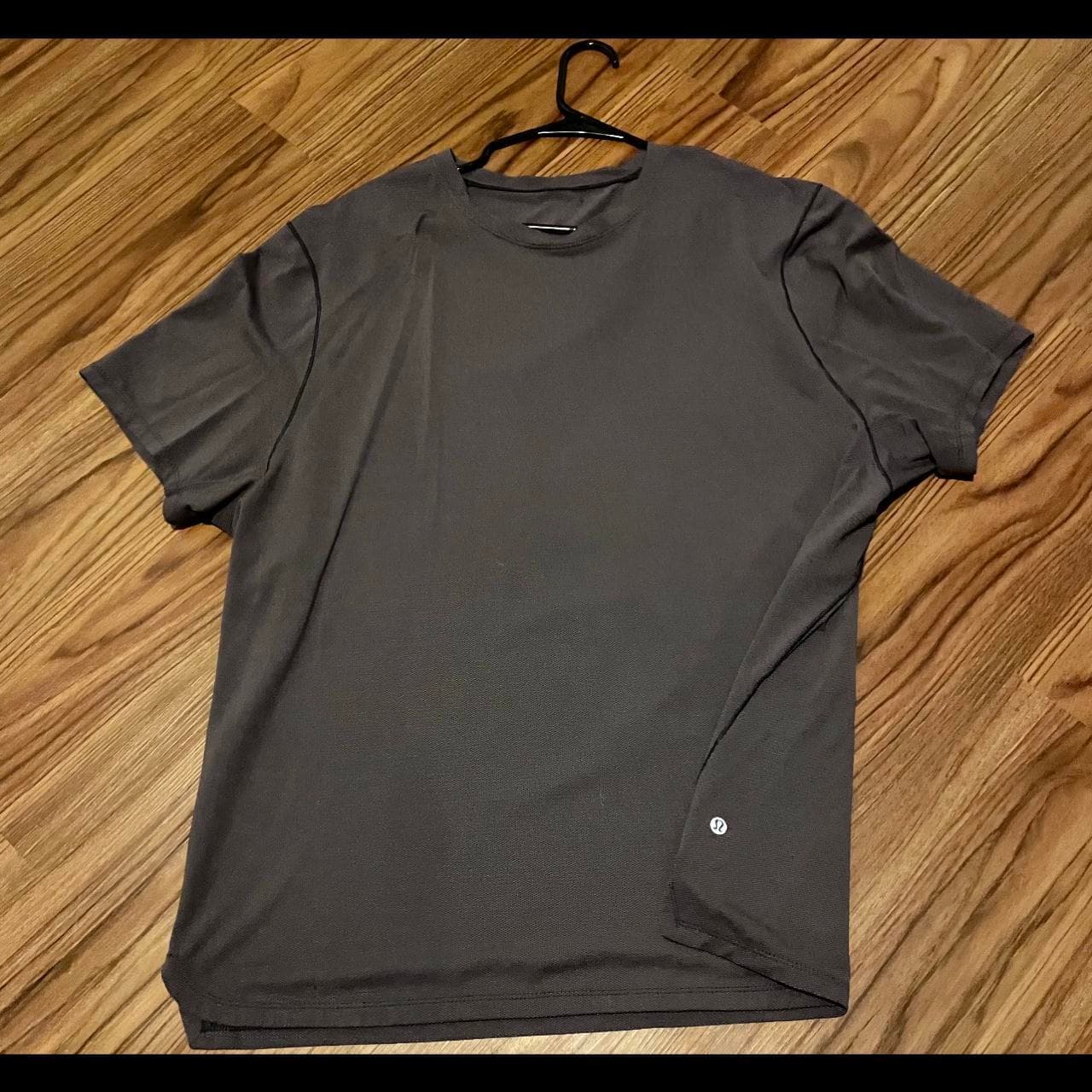 Plum purple Lululemon men's tshirt. No size tag but... | Depop
