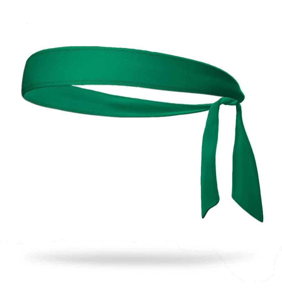 Solid Color Tie Back Wicking Headband