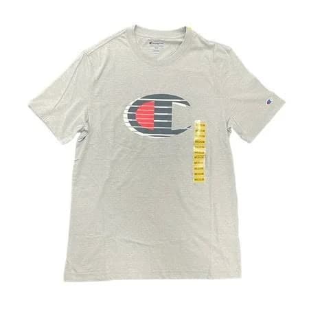 Champion Men's Short Sleeve Screen Print Graphic Logo Tee