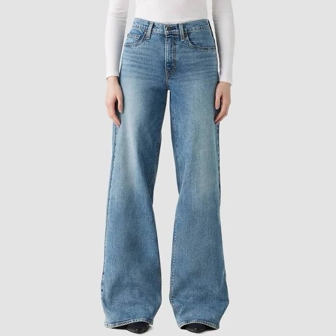 Levi's 728 High Rise Wide Leg Women's Jeans