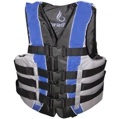 Bradley Fully Enclosed Deluxe 4-Buckle Adult Life Jacket Vest
