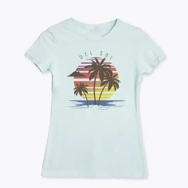 Women's Color-Changing Big Sunset T-Shirt