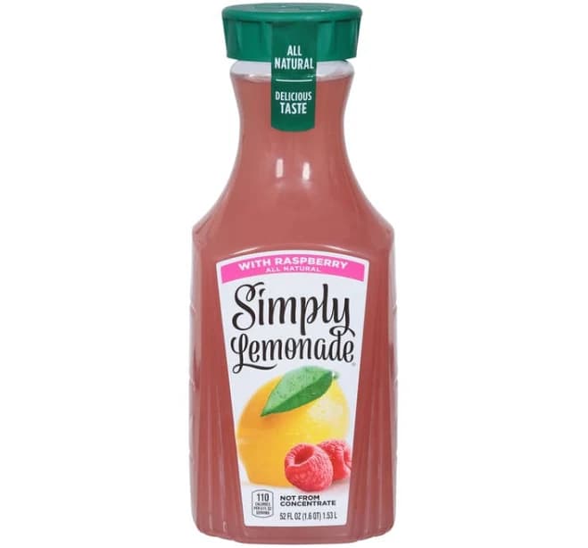 Simply Lemonade with Raspberry