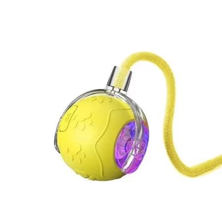 2026 New Interactive Cat Toy Balls, Upgraded Cat Toy Ball for Bored Indoor Adult Cats, Interactive Pet Ball for Cats (Yellow), Size: 42