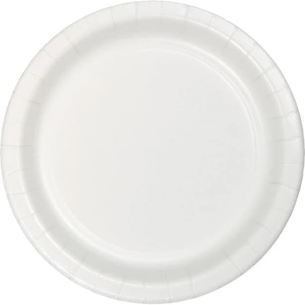 75-Count White Paper Dinner Plates