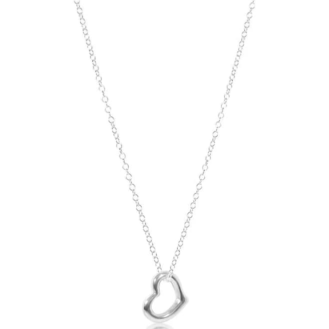 Sterling Love Charm Necklace