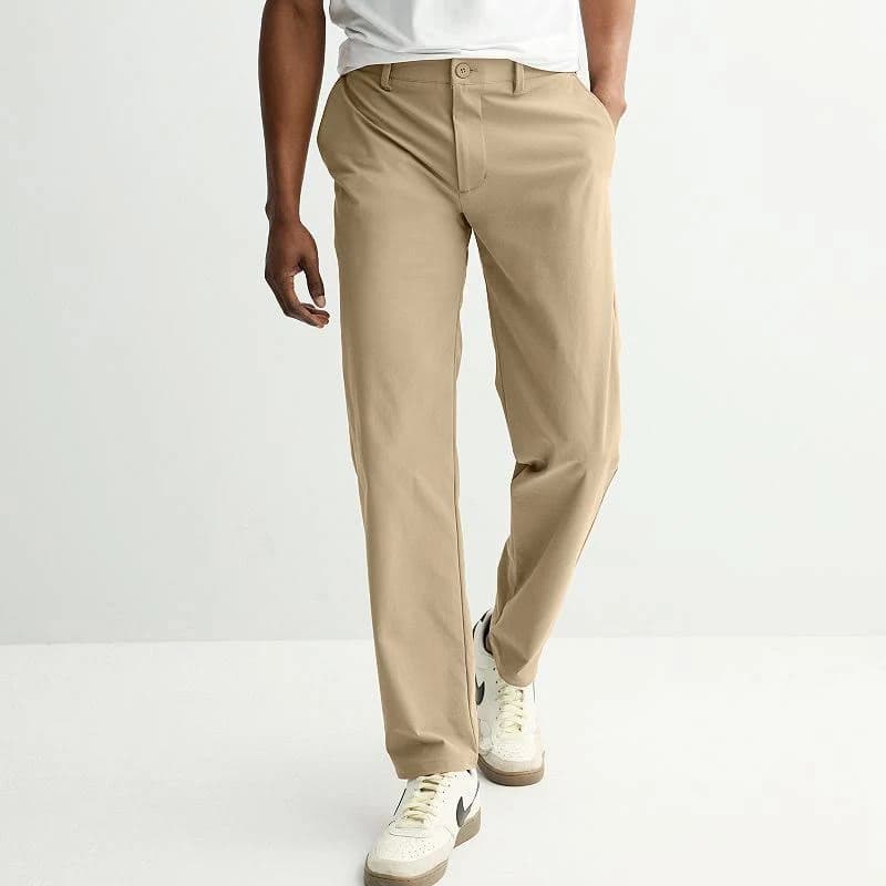 FLX Men's Premium Regular Fit Chino Pants