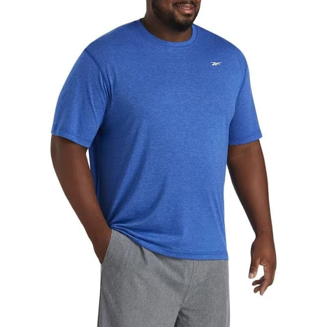 Reebok Men's Big & Tall Performance Jersey Tech T-Shirt