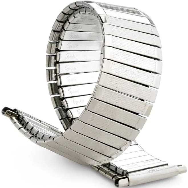 Speidel Men's Twist-O-Flex 18-24mm Stainless Steel Adjustable End Watch Band