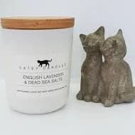 English Lavender & Dead Sea Salts Soy Candle with Natural Oils