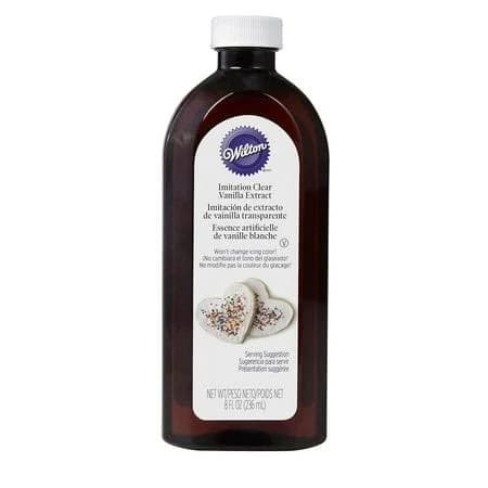 Clear Imitation Vanilla 8 oz Bottle