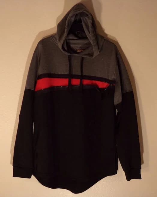 Xl Vibes Men's Long Sleeve Hooded Sweat