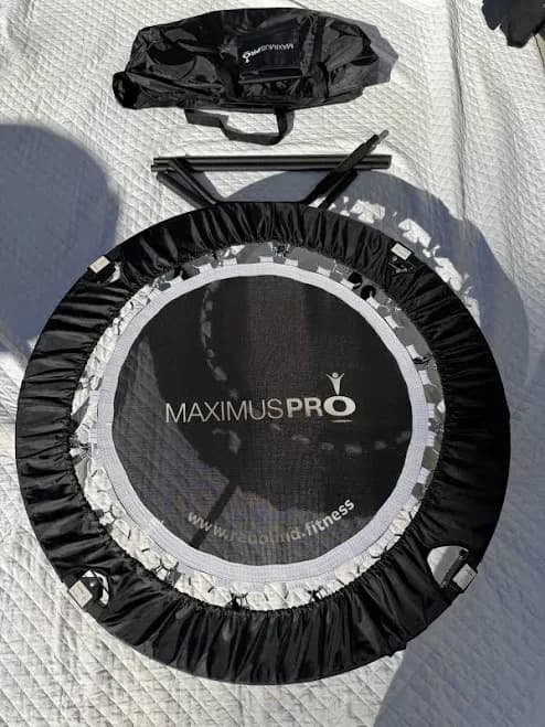 Maximus Pro Home Gym Rebounder Mini Fitness Trampoline W/bar &