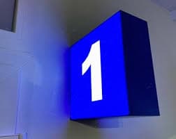 Custom Double Sided Projecting Light Box | Square Street Signage | Acrylic Sign for Street Wall, Indoor & Outdoor Sign - Etsy