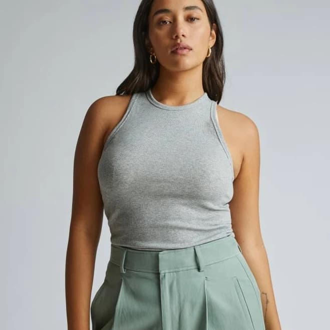 Everlane Women's Luxe Rib Racerback Tank
