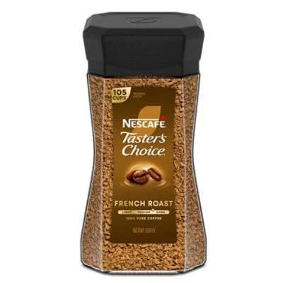 NESCAFE Tasters Choice Coffee Instant French Roast Jar - 7 Oz