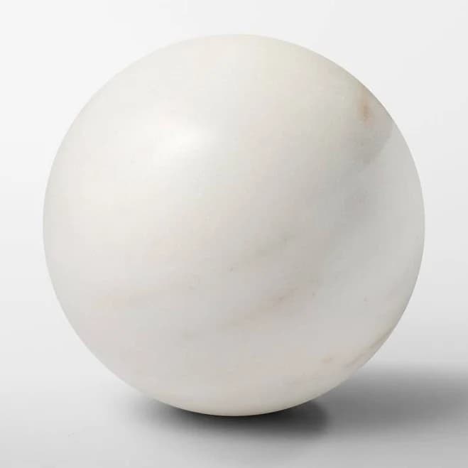 Wrought Studio Smooth Marble Sphere Decortive Ball