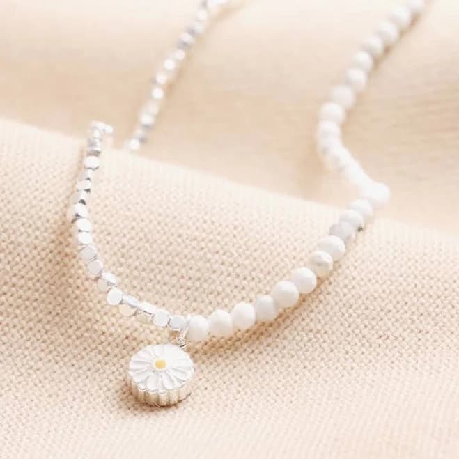 Lisa Angel Daisy Charm Necklace