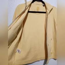 Tommy Bahama | Sweaters | Tommy Bahama Womens Xs Yellow Zipup Soft Stretch Cotton Jacket | Poshmark