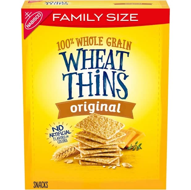 Wheat Thins Original Whole Grain Wheat Crackers